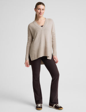 Wool-Cashmere V-Neck Sweater
