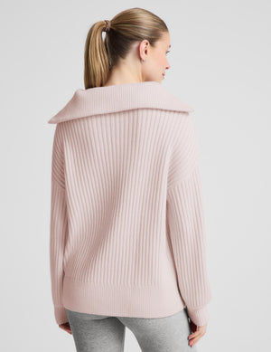 Wool Blend Collared Pullover