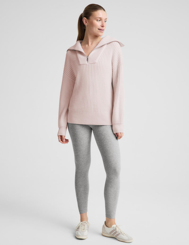 Wool Blend Collared Pullover