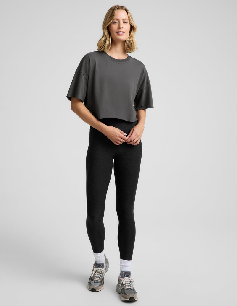 SoftKnit Better Than Ever Cropped Cotton Tee