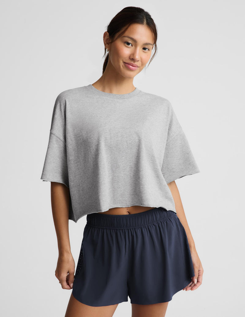 SoftKnit Better Than Ever Cropped Cotton Tee