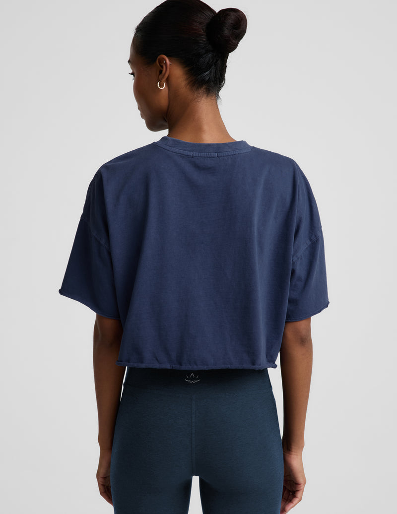 SoftKnit Better Than Ever Cropped Cotton Tee