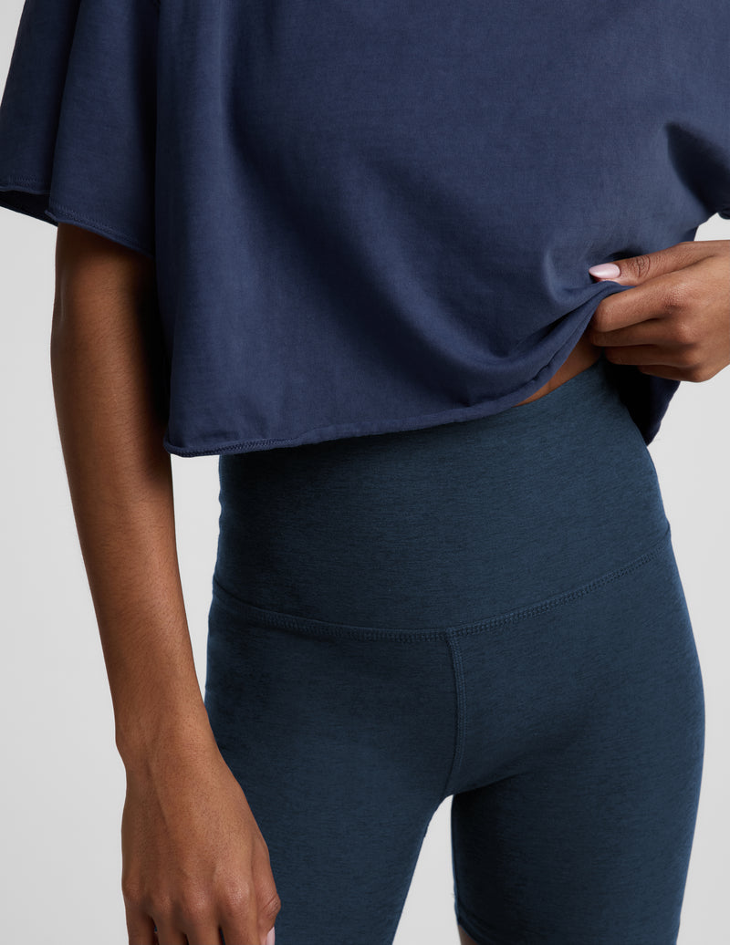SoftKnit Better Than Ever Cropped Cotton Tee