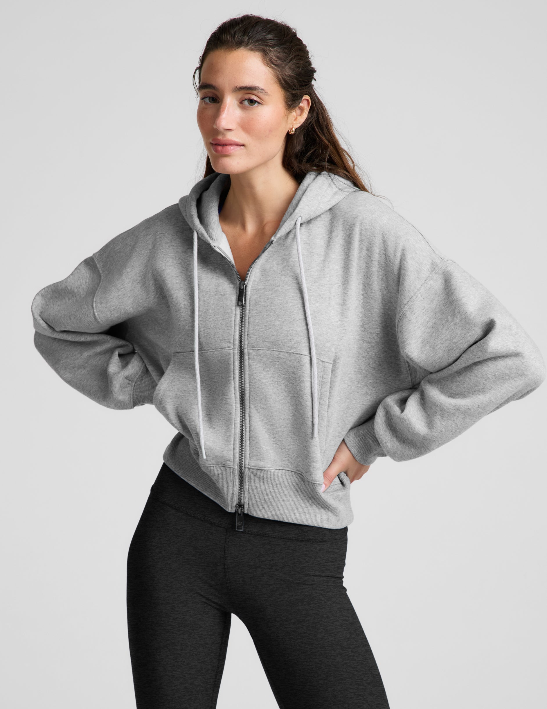 LuxeFleece 2.0™ Hooded Full-Zip Jacket | Beyond Yoga