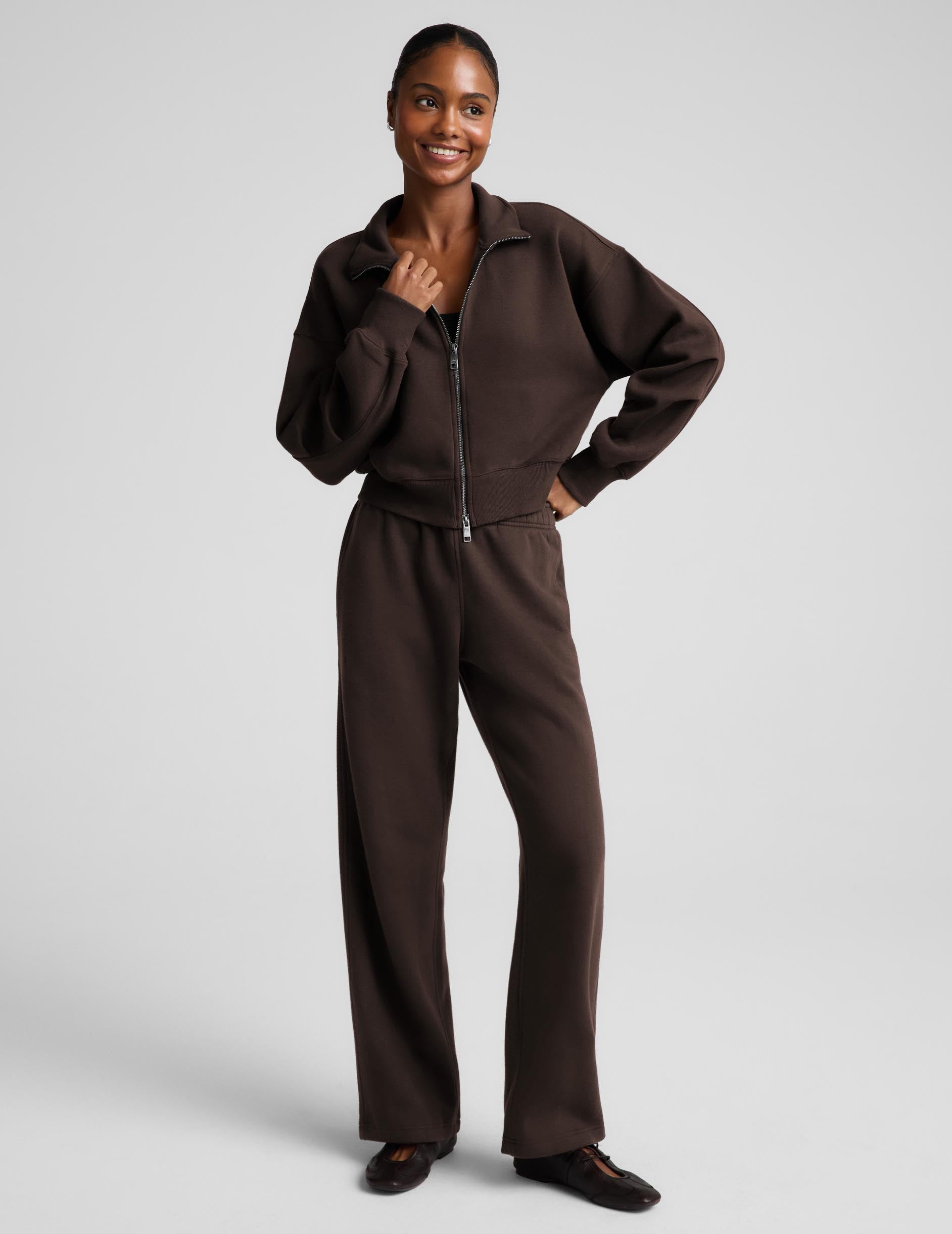 Heavyweight LuxeFleece 2.0™ Double Zip Jacket| Beyond Yoga