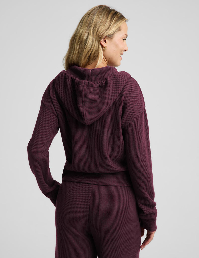 Rest Day Waffle Hooded Jacket