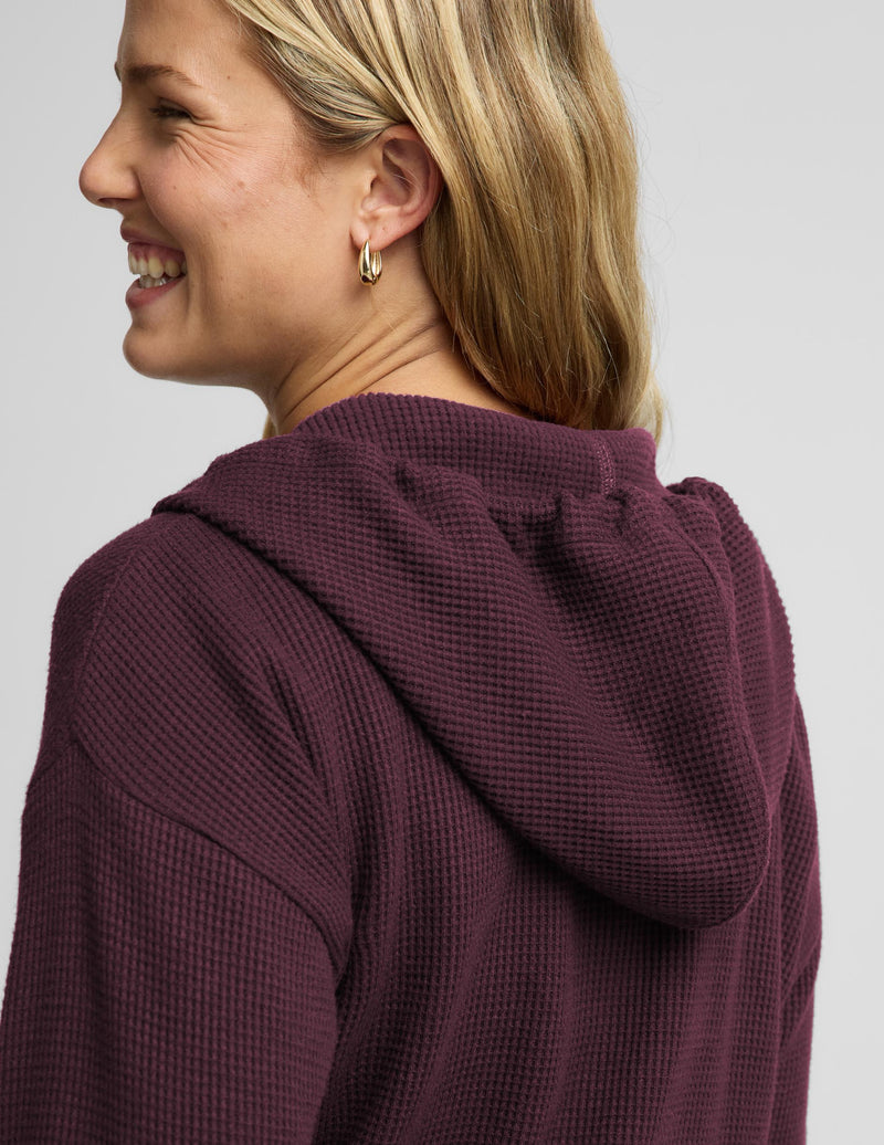 Rest Day Waffle Hooded Jacket