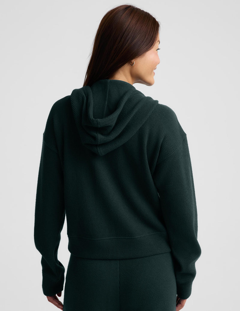 Rest Day Waffle Hooded Jacket