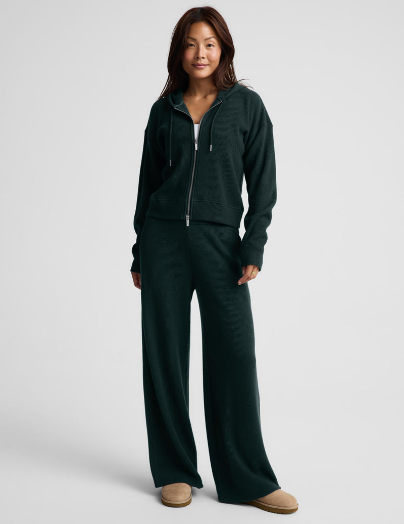 Rest Day Waffle Hooded Jacket