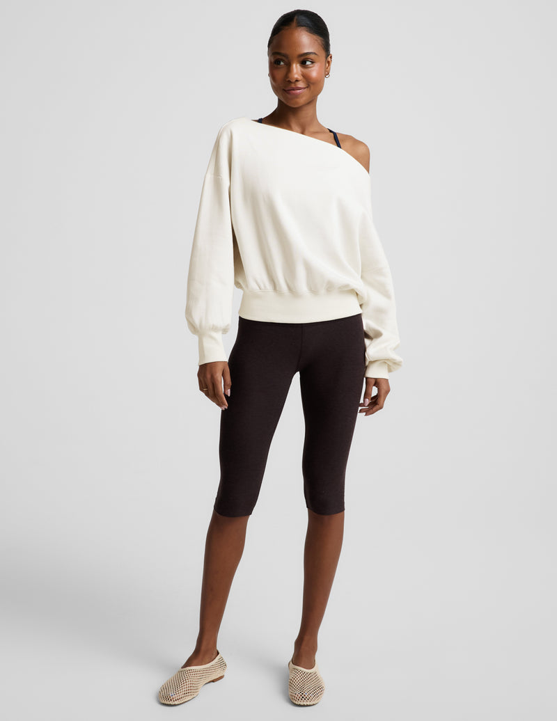 LuxeFleece 2.0™ Off The Shoulder Sweatshirt