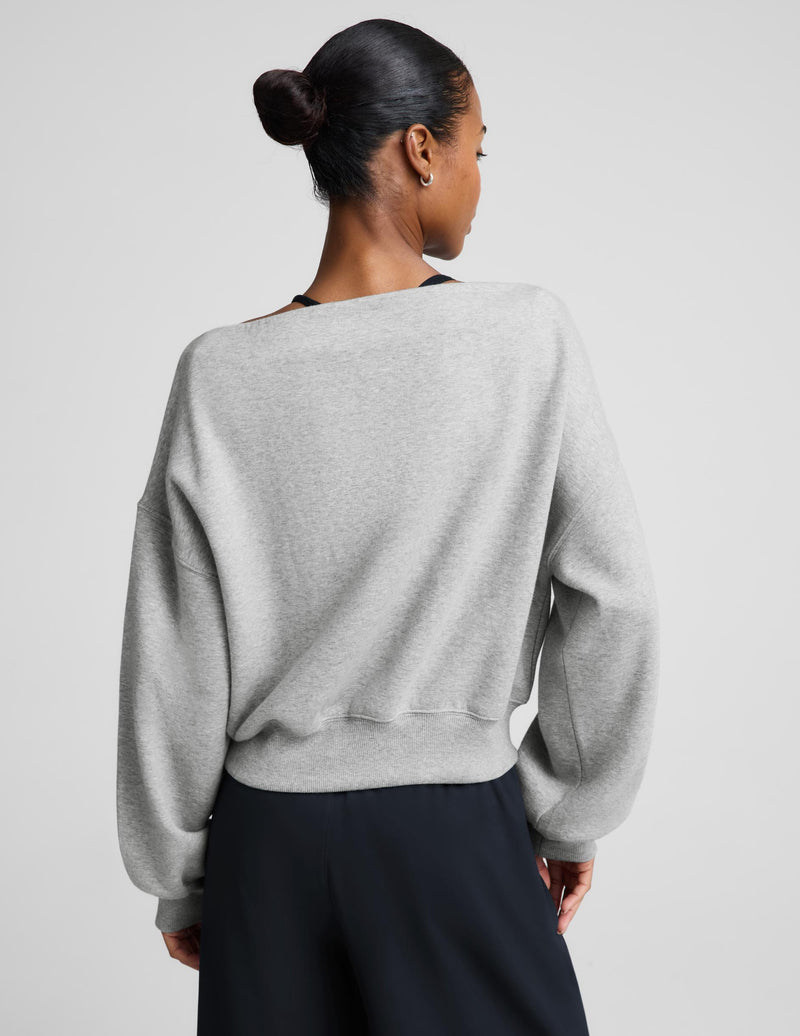 LuxeFleece 2.0™ Off The Shoulder Sweatshirt