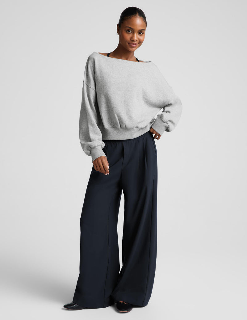 LuxeFleece 2.0™ Off The Shoulder Sweatshirt