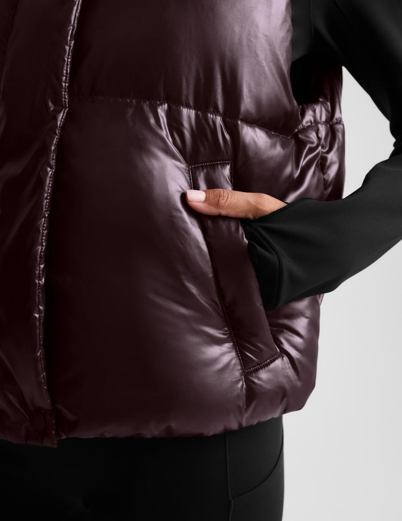Up For It Puff Shine Vest