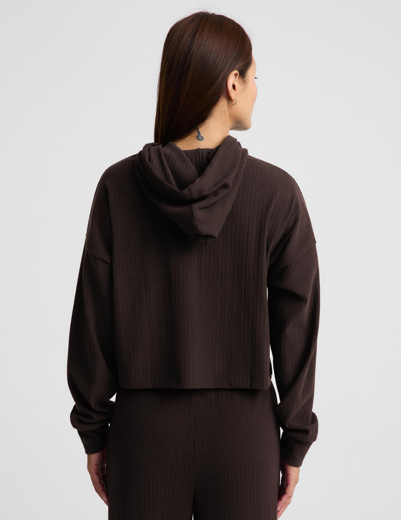 Breathe Easy Ribbed Hoodie