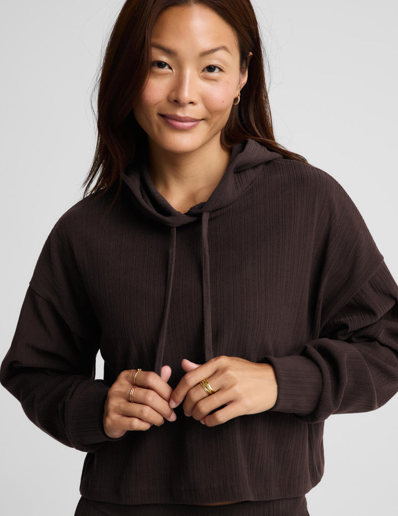Breathe Easy Ribbed Hoodie