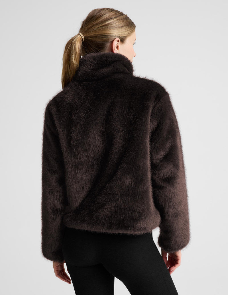 On The List Faux Fur Jacket