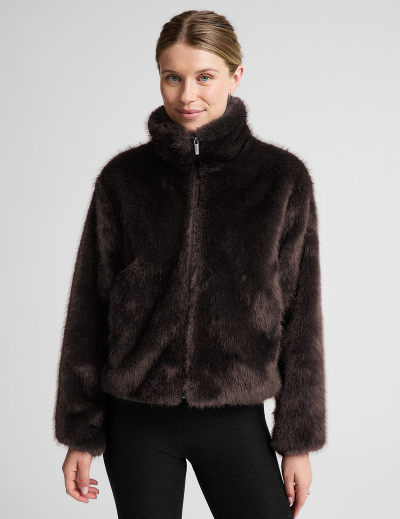 On The List Faux Fur Jacket