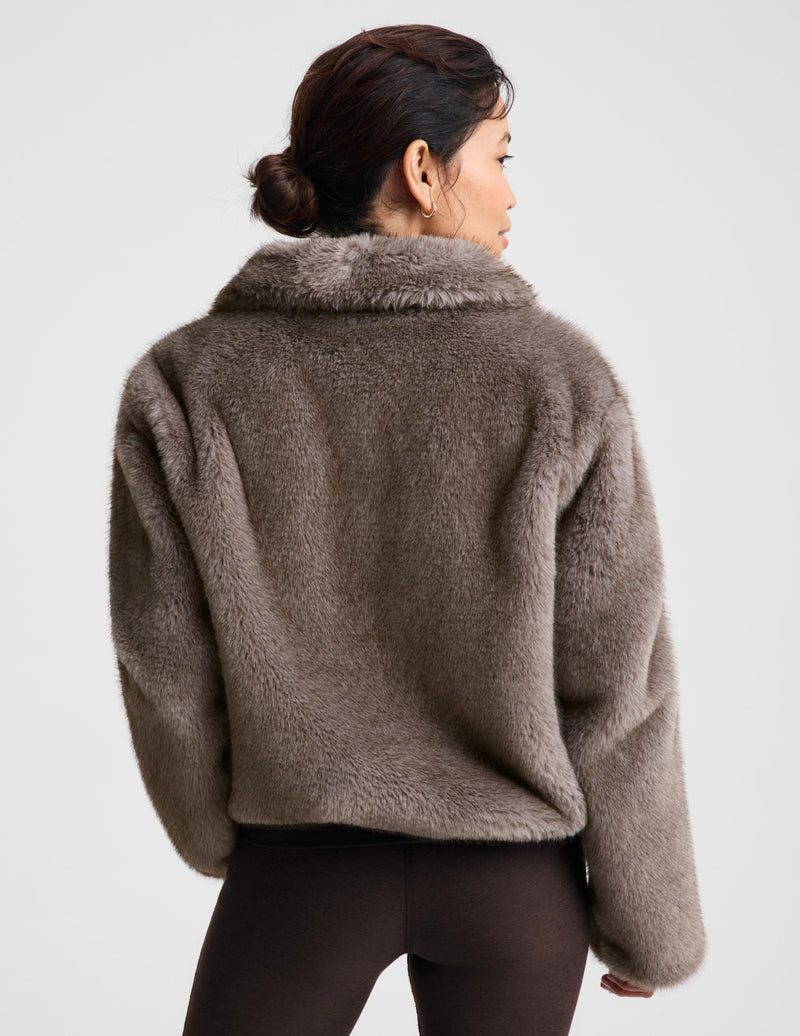 On The List Faux Fur Jacket