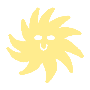 sunshine winking gif. 