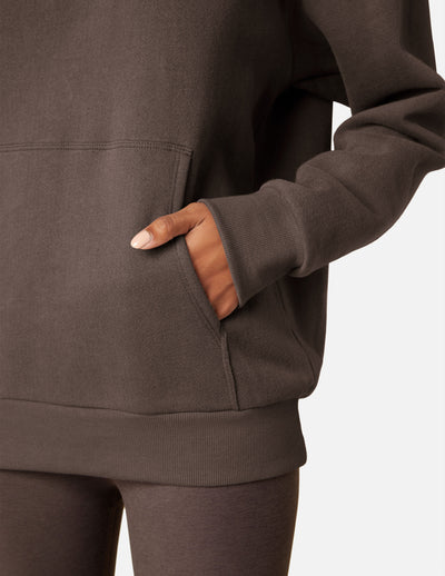 brown quarter zip pullover