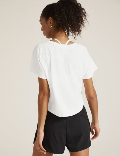 Signature High Low Cropped Tee Image 4