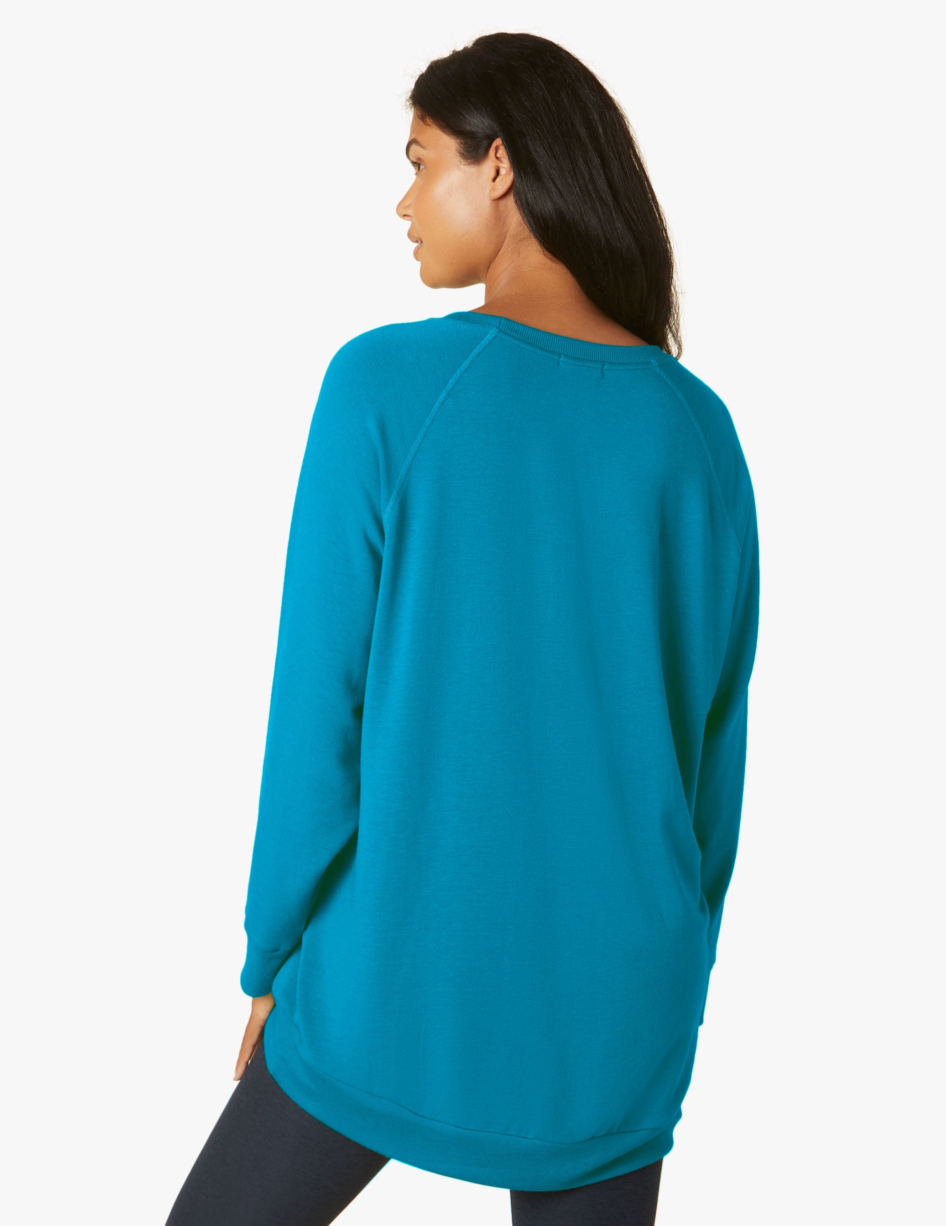 blue maternity long sleeve sweatshirt