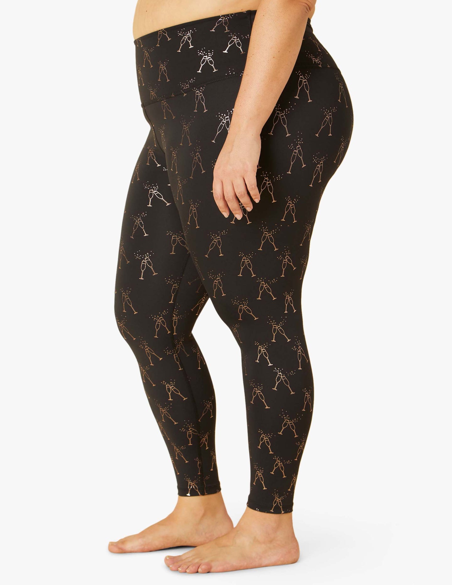 PowerShine High Waisted Midi Legging Beyond Yoga