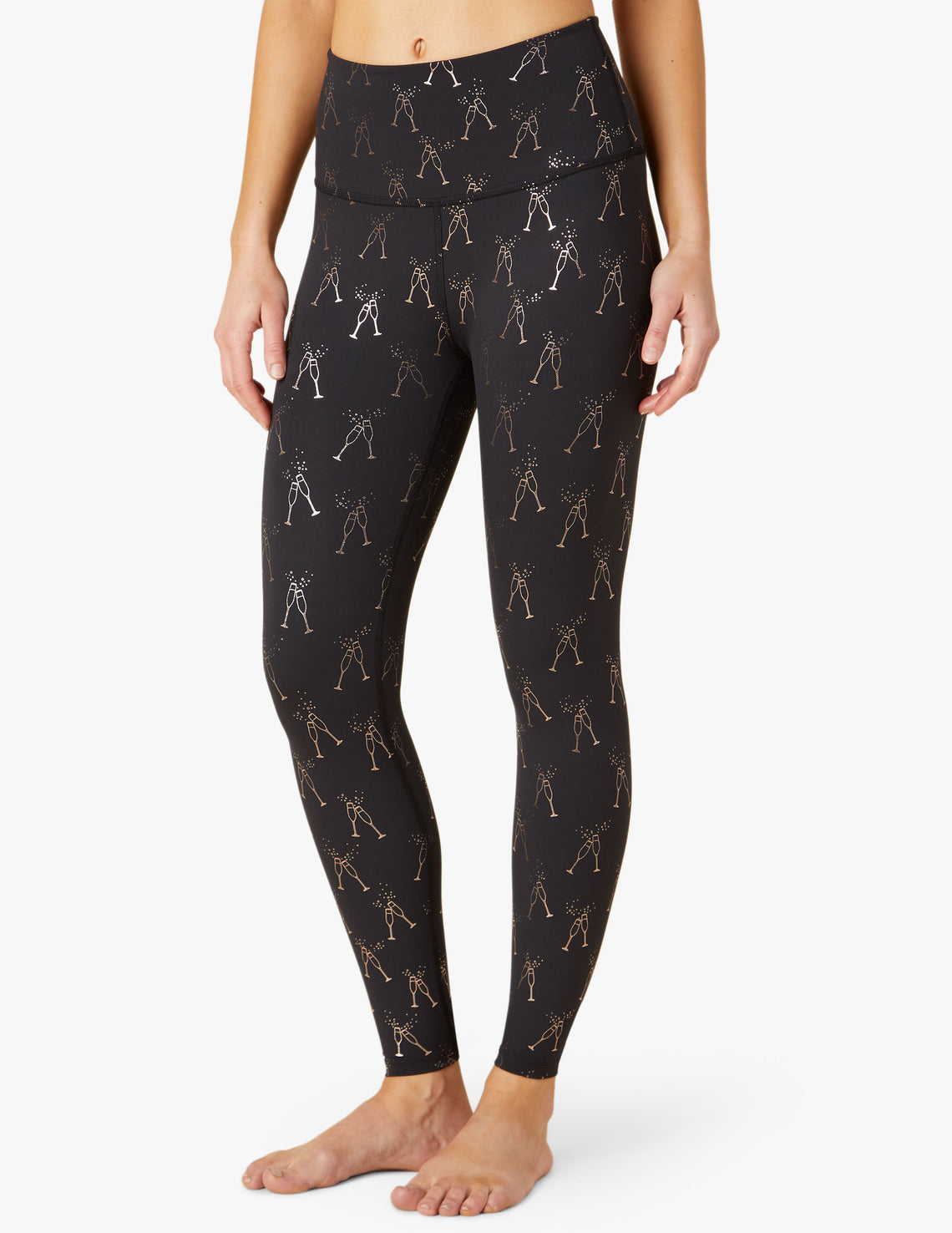 PowerShine High Waisted Midi Legging Beyond Yoga