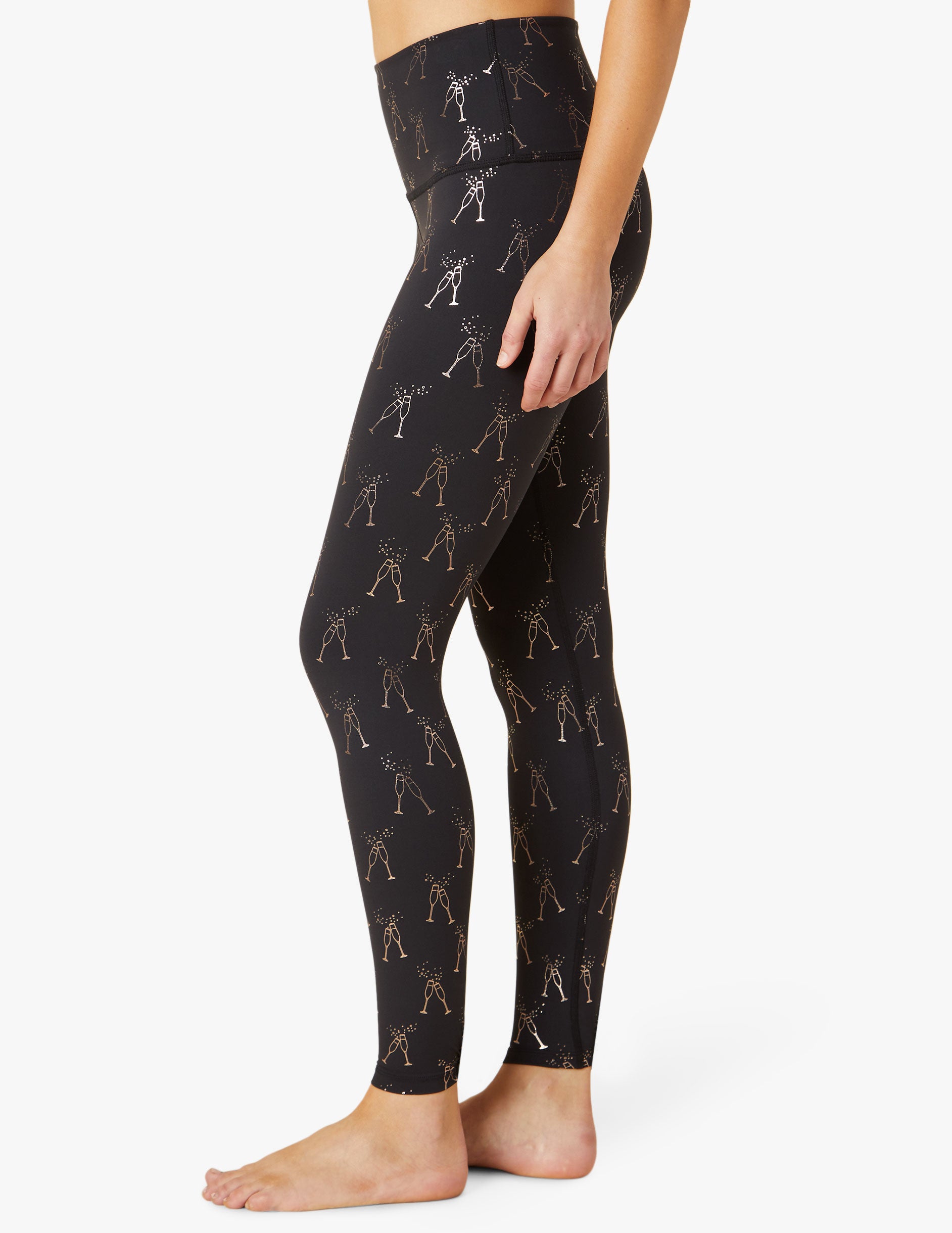 PowerShine High Waisted Midi Legging Beyond Yoga