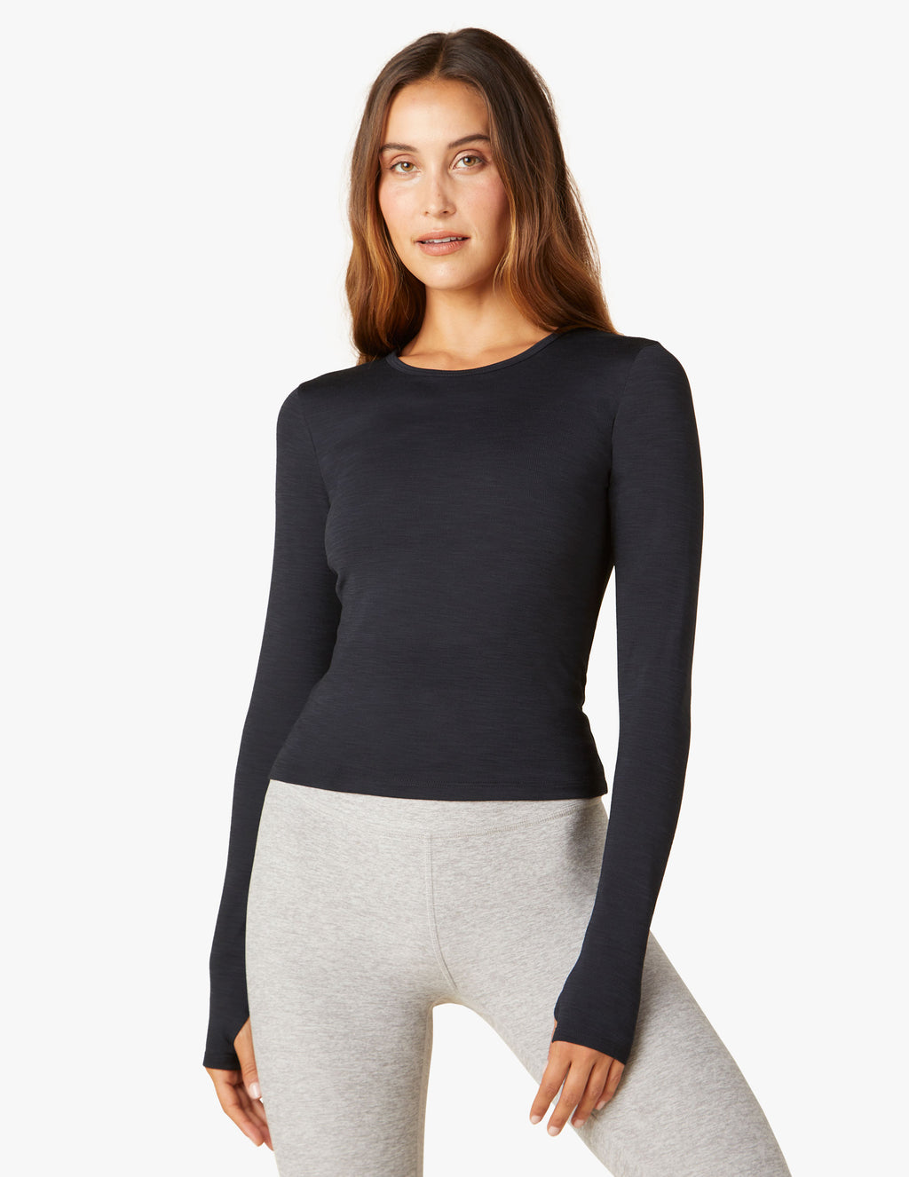 Heather Rib Protect Me Sun Shirt Featured Image