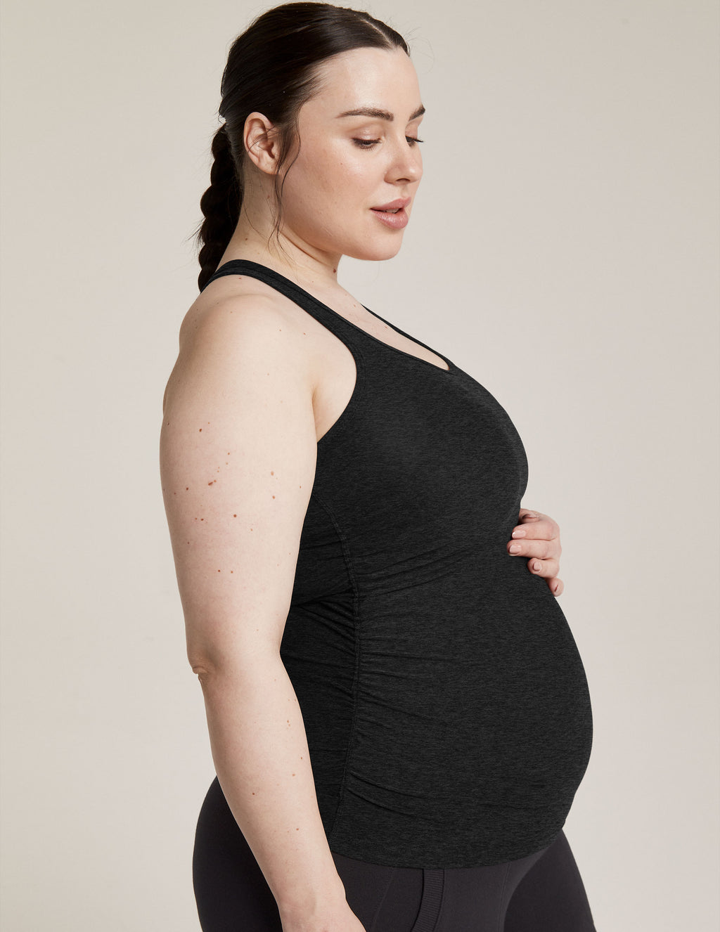 Featherweight Let It Grow Racerback Maternity Tank Featured Image