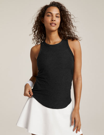 black tank top