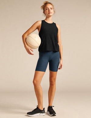black tank top