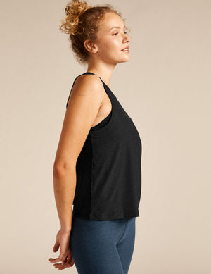 black tank top