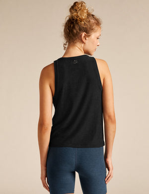 black tank top