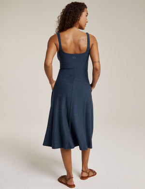 Beyond Yoga Featherweight At The Ready Square Neck Dress | Nocturnal Navy / M Beyond Yoga Featherweight At The Ready Square Neck Dress | Nocturnal Navy / M