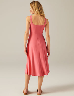 Featherweight At The Ready Square Neck Dress