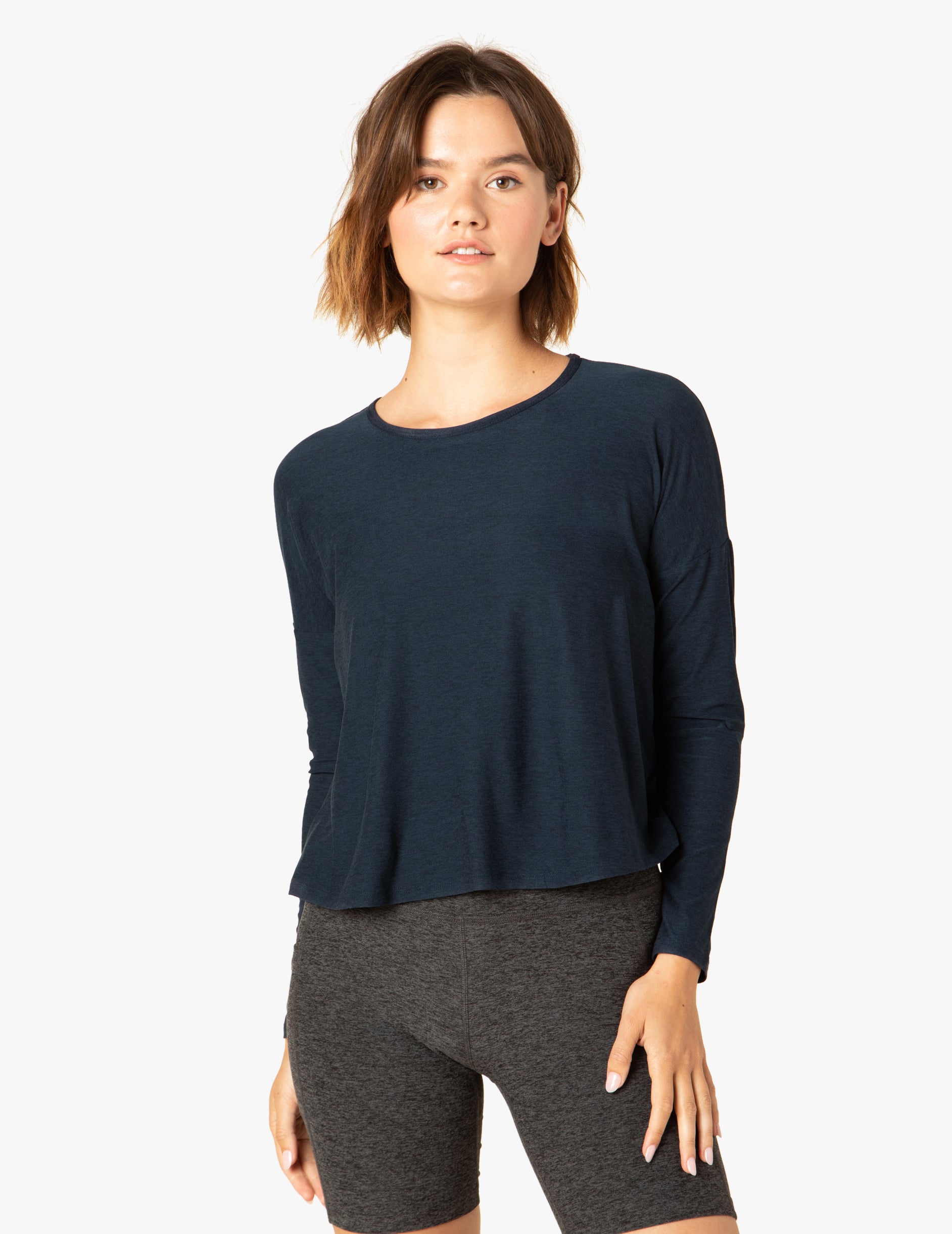 Beyond yoga morning online light pullover