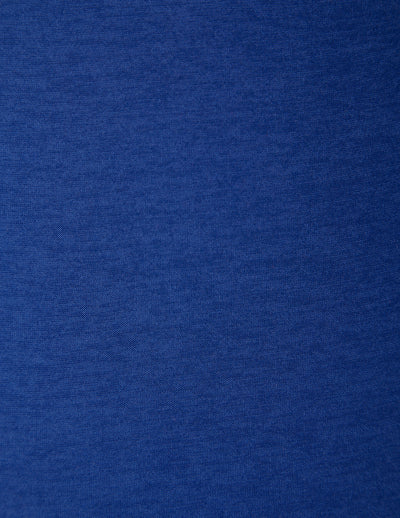 blue crew neck long sleeve top