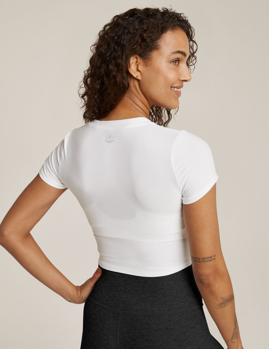 Featherweight Under Over Cropped Tee Secondary Image