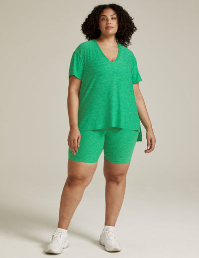 green plus size tank top
