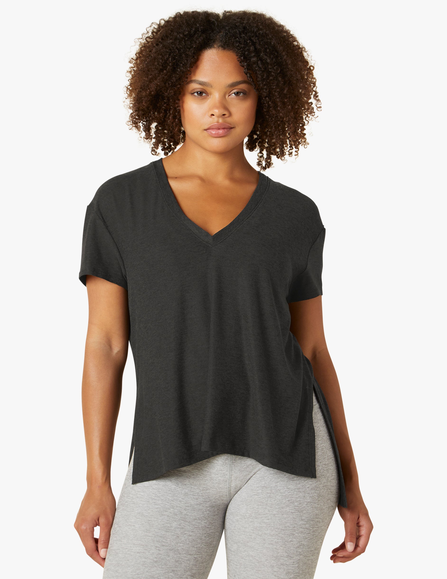 Featherweight Split Up Long Tee