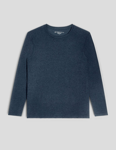 blue mens long sleeve shirt