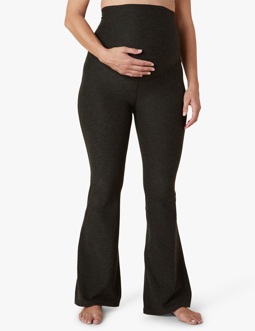Spacedye All Day Flare Maternity Pant Secondary Image