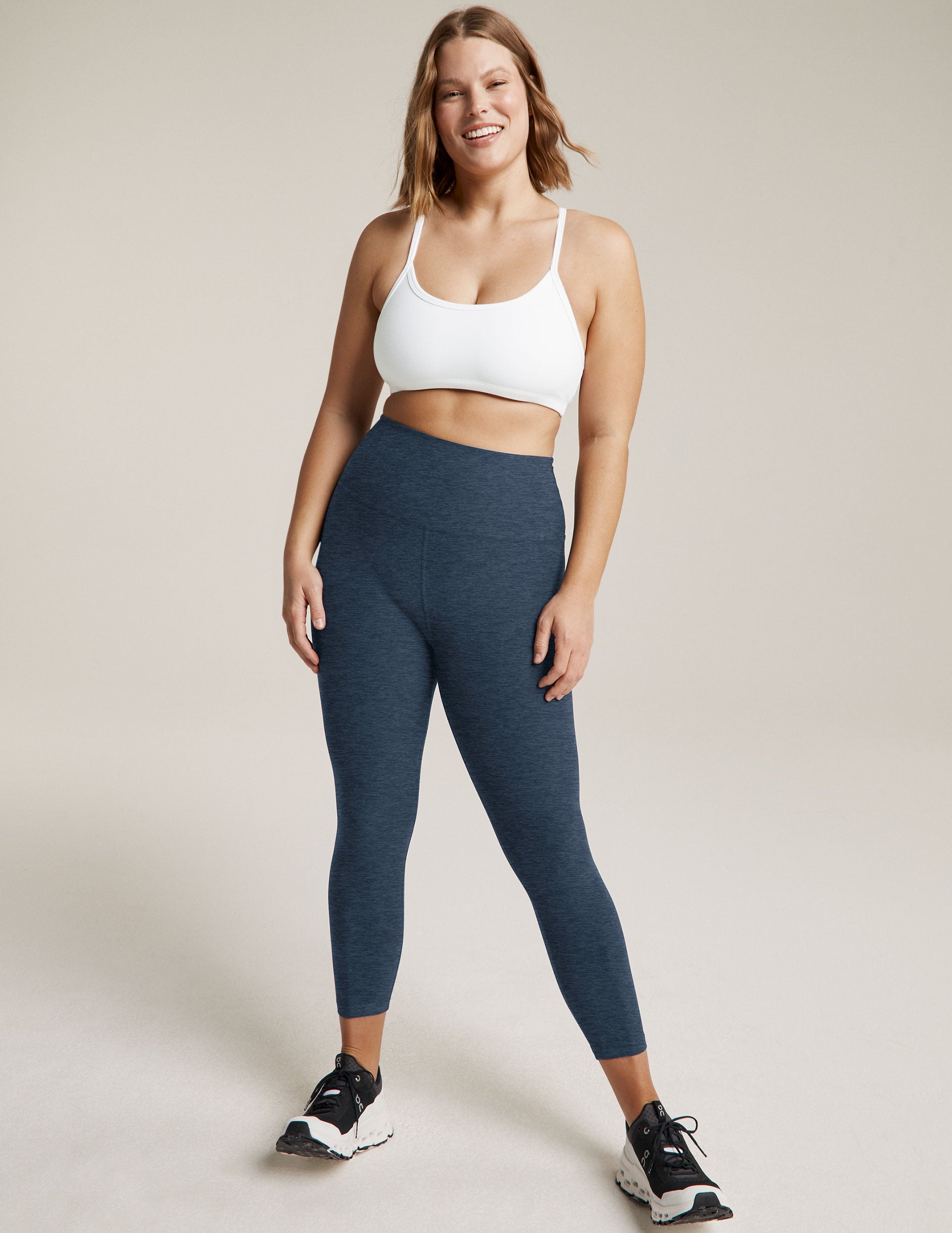 Navy blue capri yoga pants hotsell