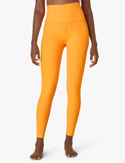orange midi high waisted legging