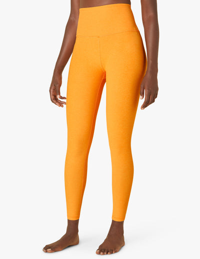 orange midi high waisted legging