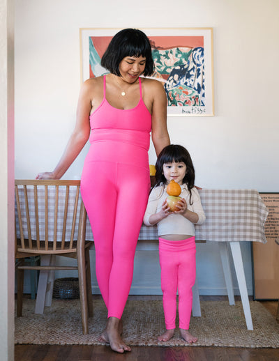 pink toddler legging