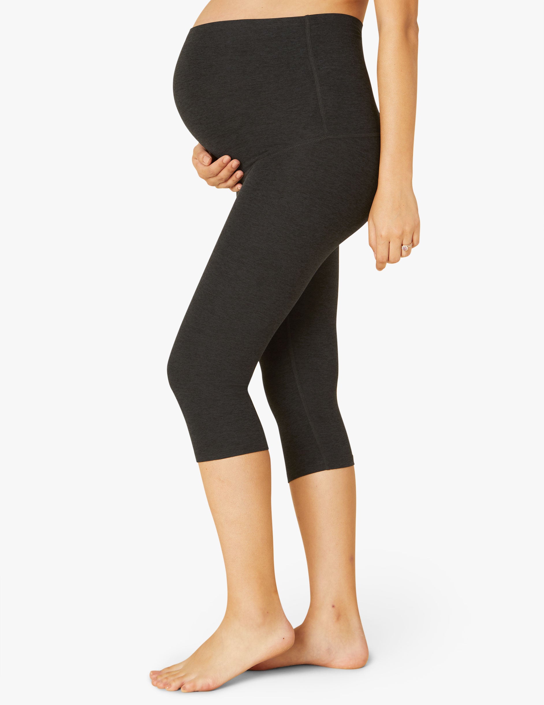 Spacedye Glow and Grow Maternity Pedal Pusher Legging Image 3