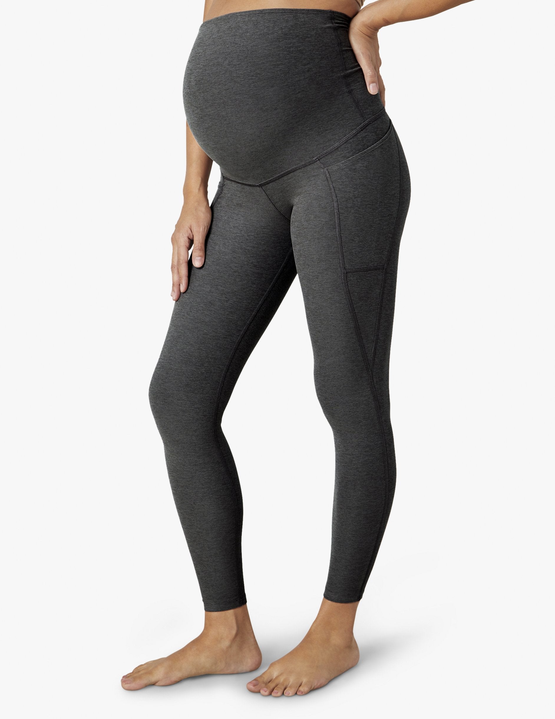 Cozy Fleece Maternity Ankle Pant (Black) – Carry Maternity Canada